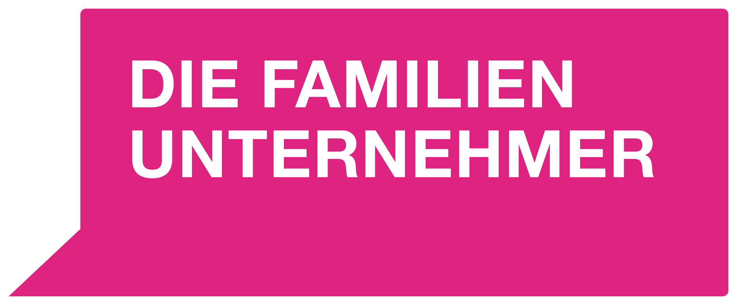 Die Familienunternehmer Logo – Verband, in dem Denise Schurzmann als Nachfolgerin und Unternehmerin aktiv ist